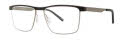 Jhane Barnes Contiguam Black Eyeglasses - Color Image