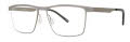 Jhane Barnes Contiguam Gunmetal Eyeglasses - Color Image