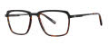 Jhane Barnes Isometry Tortoise Eyeglasses - Color Image