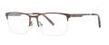 Jhane Barnes Iterative Brown Eyeglasses - Color Image