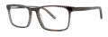Jhane Barnes Parsec Charcoal Eyeglasses - Color Image