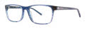 Jhane Barnes Quark Indigo Eyeglasses - Color Image