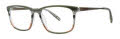 Jhane Barnes Spectra Olive Eyeglasses - Color Image