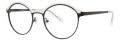 Jhane Barnes Synodic Black Eyeglasses - Color Image