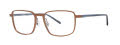 Jhane Barnes Stratum Coffee Eyeglasses - Color Image