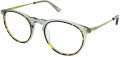 Jill Stuart JS 411 Clear Crystal Tortoise (3) Eyeglasses - Color Image