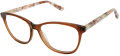 Jill Stuart JS 412 Brown (2) Eyeglasses - Color Image