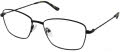 Jill Stuart JS 414 Matte Black (1) Eyeglasses - Color Image