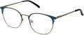 Jill Stuart JS 415 Matte Teal (3) Eyeglasses - Color Image
