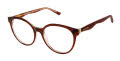 Jill Stuart JS 455 Brown (3) Eyeglasses - Color Image