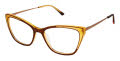 Jill Stuart JS 456 Brown (2) Eyeglasses - Color Image
