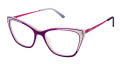 Jill Stuart JS 456 Burgundy (1) Eyeglasses - Color Image