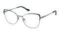 Jill Stuart JS 461 Blue Silver (3) Eyeglasses - Color Image