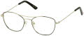 Jill Stuart JS 395 Black-Silver (1) Eyeglasses - Color Image
