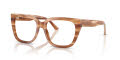 Jimmy Choo JC3019B Striped Havana Glitter Brown (5055) Eyeglasses - Color Image