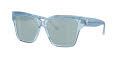 Jimmy Choo JC5003 Transparent-Azure-Glitter / Light-Azure-Silver-Mirror (50387C) Sunglasses - Color Image