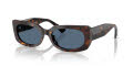 Jimmy Choo JC5029U Havana / Dark Blue (500280) Sunglasses - Color Image