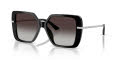 Jimmy Choo JC5048JU Black/Gradient Gray (50008G) Sunglasses - Color Image