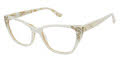 Jimmy Crystal New York Napa Ivory Eyeglasses - Color Image