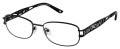 Jimmy Crystal New York Kos Black Eyeglasses - Color Image
