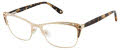 Jimmy Crystal New York Lagos Gold Eyeglasses - Color Image