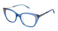 Jimmy Crystal New York Gili Blue Eyeglasses - Color Image