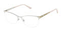 Jimmy Crystal New York Palomas White Eyeglasses - Color Image