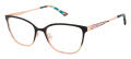 Jimmy Crystal New York Canary Black Eyeglasses - Color Image