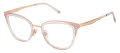 Jimmy Crystal New York Navini White Eyeglasses - Color Image