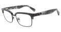 John Varvatos VJV186 Textured Blue/Navy Eyeglasses - Color Image