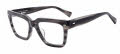 John Varvatos VJV439 Smoke Grey Horn (SMK3) Eyeglasses - Color Image