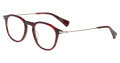 John Varvatos VJV421 Red Horn Eyeglasses - Color Image