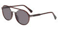 John Varvatos SJV552 Striped Red Sunglasses - Color Image
