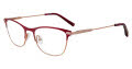 Jones New York J151 - Petite Burgundy Eyeglasses - Color Image