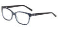 Jones New York J779 Blue Leopard Eyeglasses - Color Image