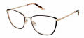 Juicy Couture JU 243/G Matte Black (0003) Eyeglasses - Color Image