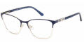 Juicy Couture JU 247/G Matte Blue (0FLL) Eyeglasses - Color Image