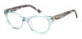Juicy Couture JU 255/G Crystal Green (0OX) Eyeglasses - Color Image