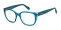 Juicy Couture JU 258 Blue (PJP) Eyeglasses - Color Image