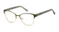 Juicy Couture JU 259 Matte Green (DLD) Eyeglasses - Color Image