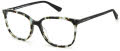 Juicy Couture Ju 225 Teal Havana (0CVT) Eyeglasses - Color Image