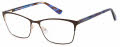 Juicy Couture JU 232 Matte Brown (04IN) Eyeglasses - Color Image