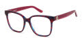 Juicy Couture JU 260/G Red Havana Red (72V) Eyeglasses - Color Image