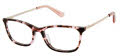 Juicy Couture JU 317 Pink Havana (0OO4) Eyeglasses - Color Image