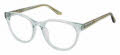 Juicy Couture JU 322 Crystal Teal (VGZ) Eyeglasses - Color Image