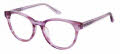 Juicy Couture JU 322 Plum Lilac (OQ5) Eyeglasses - Color Image