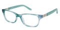Juicy Couture JU 961 Blue Havana Blue (XP8) Eyeglasses - Color Image