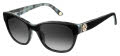 Juicy Couture Ju 587/S Black Havana / dark gray gradient (0WR7/9O) Sunglasses - Color Image