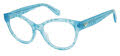 Juicy Couture JU 958 Pattern Blue (VDN) Eyeglasses - Color Image