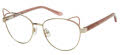 Juicy Couture JU 959 Gold Pink (EYR) Eyeglasses - Color Image